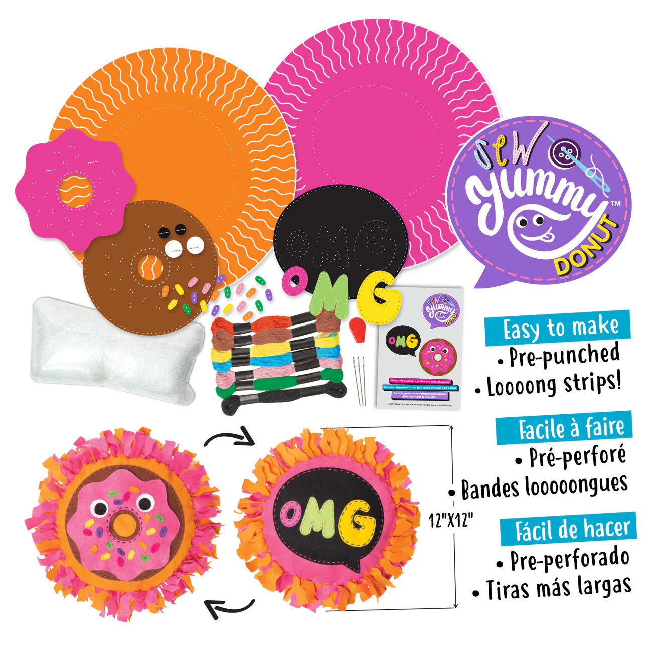 Sew Yummy - Food Character Pillow Sewing Kits