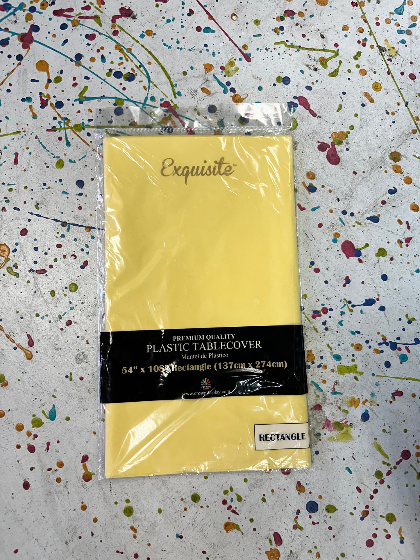 Plastic Tablecover - 54”x108”
