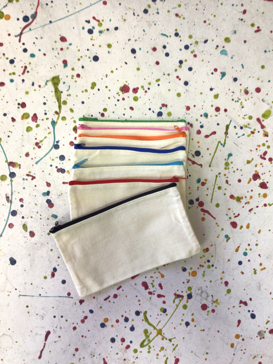 Canvas Sublimation Makeup Bag