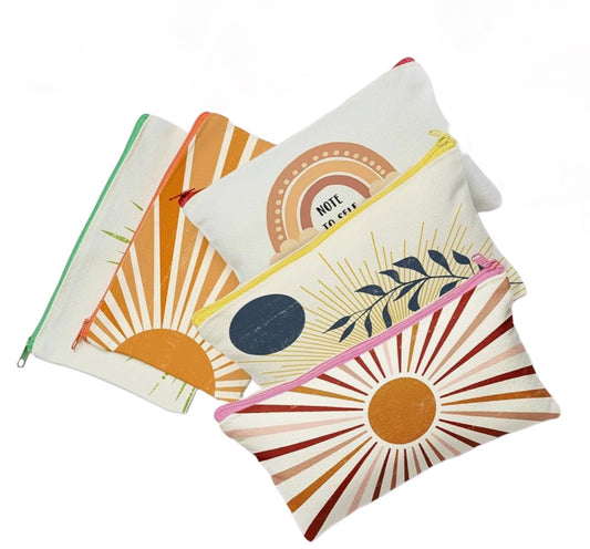 Canvas Sublimation Makeup Bag