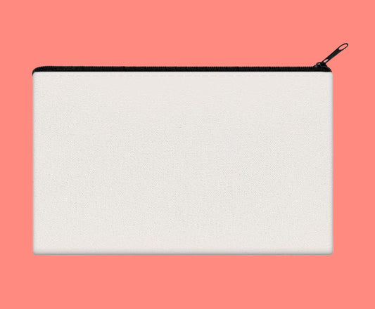 Canvas Sublimation Makeup Bag