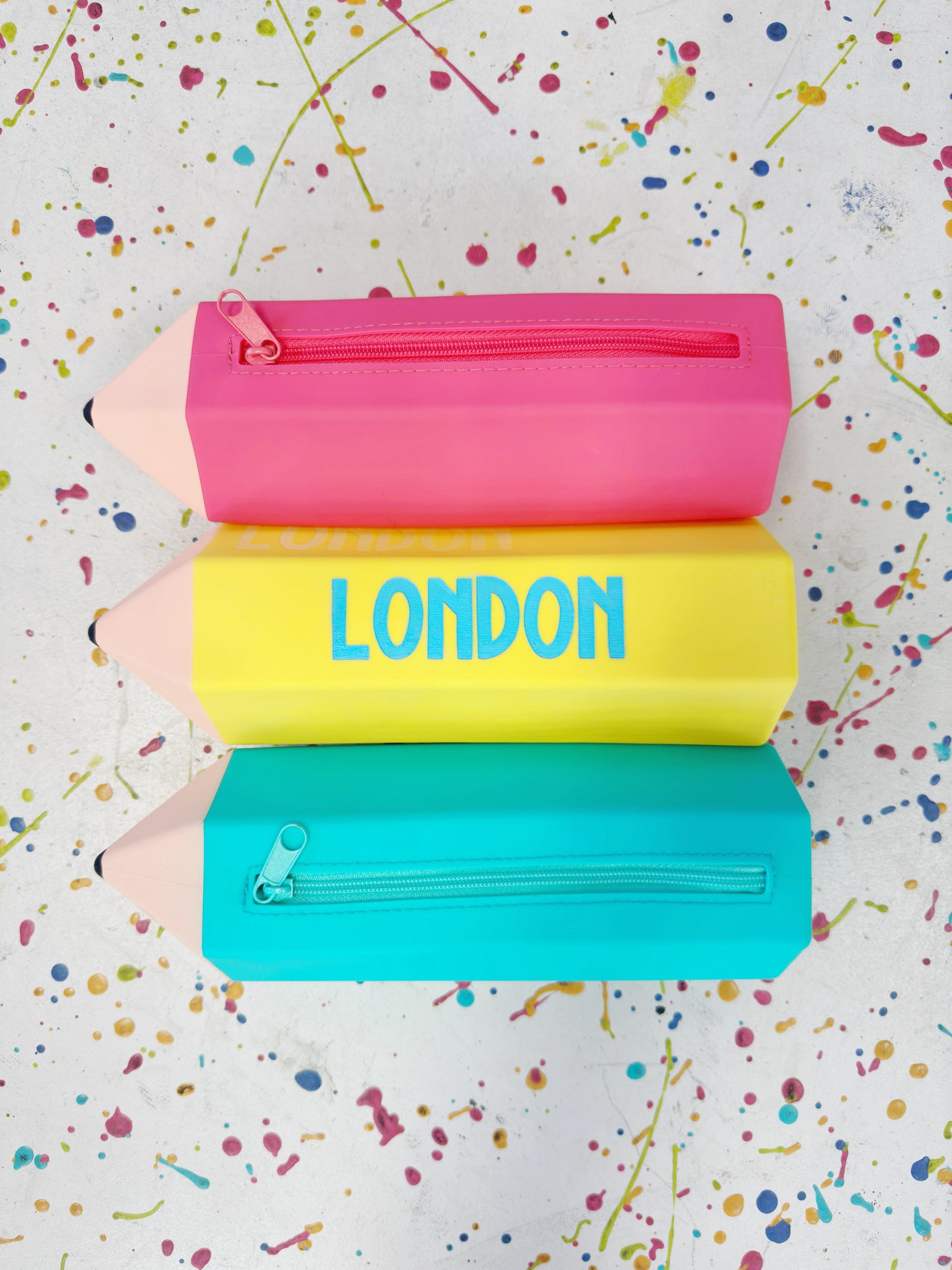 Engraved Jelly Pencil Case