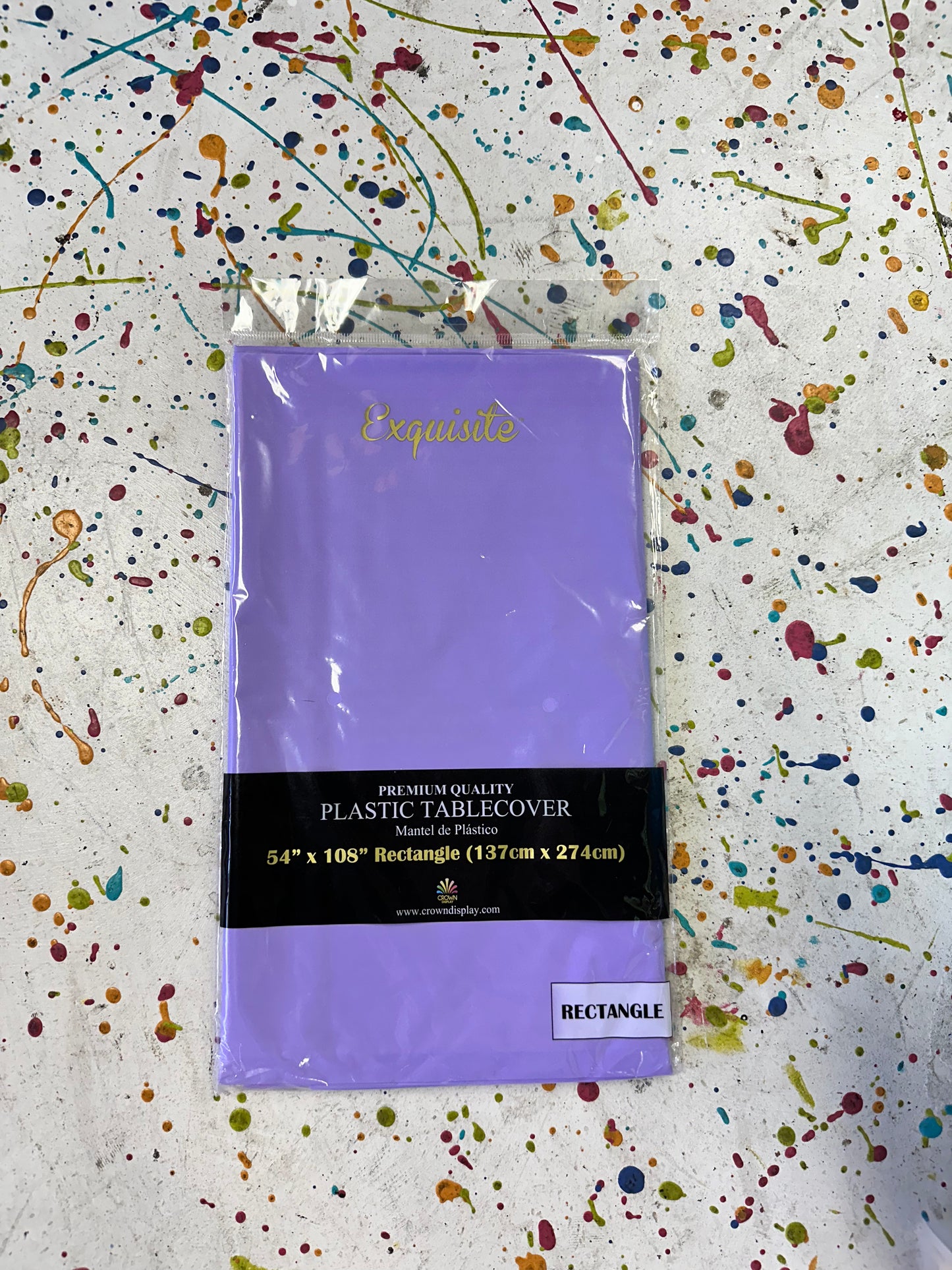 Plastic Tablecover - 54”x108”