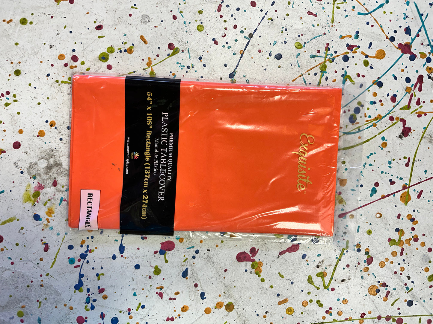 Plastic Tablecover - 54”x108”