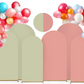 Reversible Backdrop Arch Covers - Set of 3 (Rose & Sage)