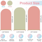 Reversible Backdrop Arch Covers - Set of 3 (Rose & Sage)