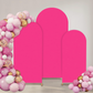 Hot Pink Arch Backdrop Set (3-Piece)