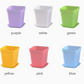 Colorful Planters w/ Base
